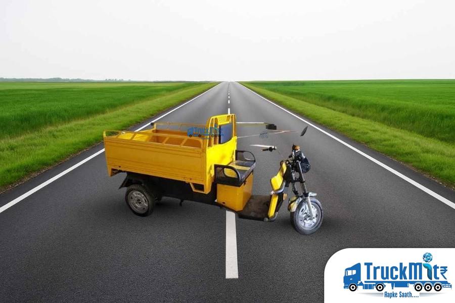 SN Solar Energy Battery Operated E Rickshaw Loader